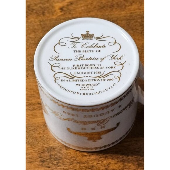 Vtg Commemorative Royal Birth Cup H.R.H. Princess Beatrice of York 8 August 1988 - Picture 5 of 9